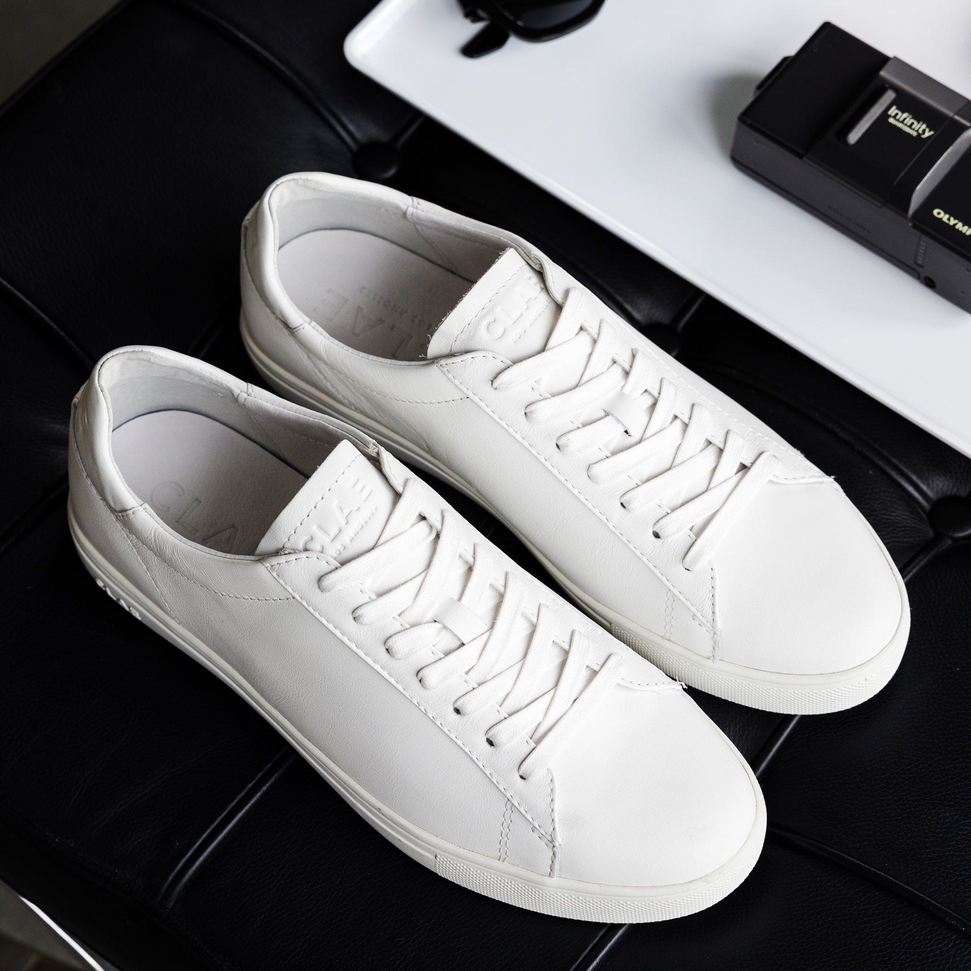 CLAE - BRADLEY ESSENTIALS Triple White Leather