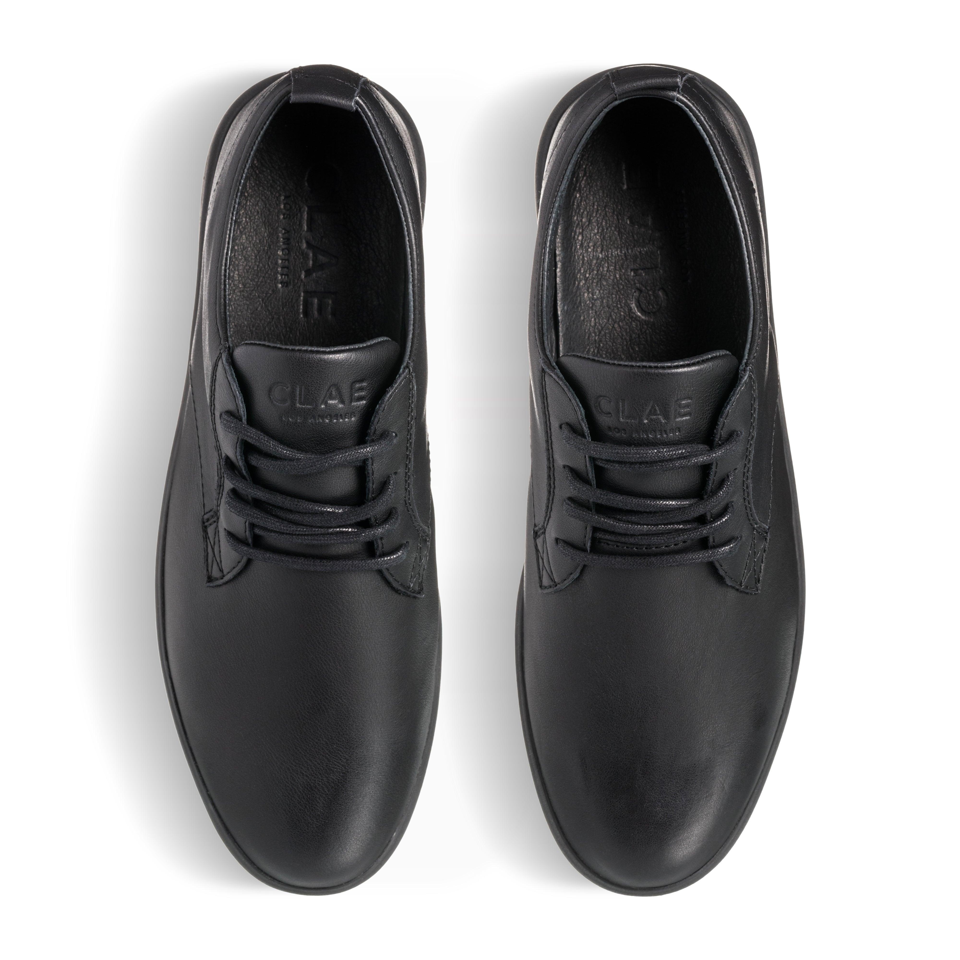 Clae ellington black leather top